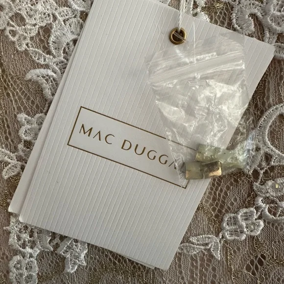 ✔️#71B BNWT MAC DUGGAL EMBELLISHED FEATHER ILLUSION NECK TRUMPET GOWN 79230 - Picture 12 of 13